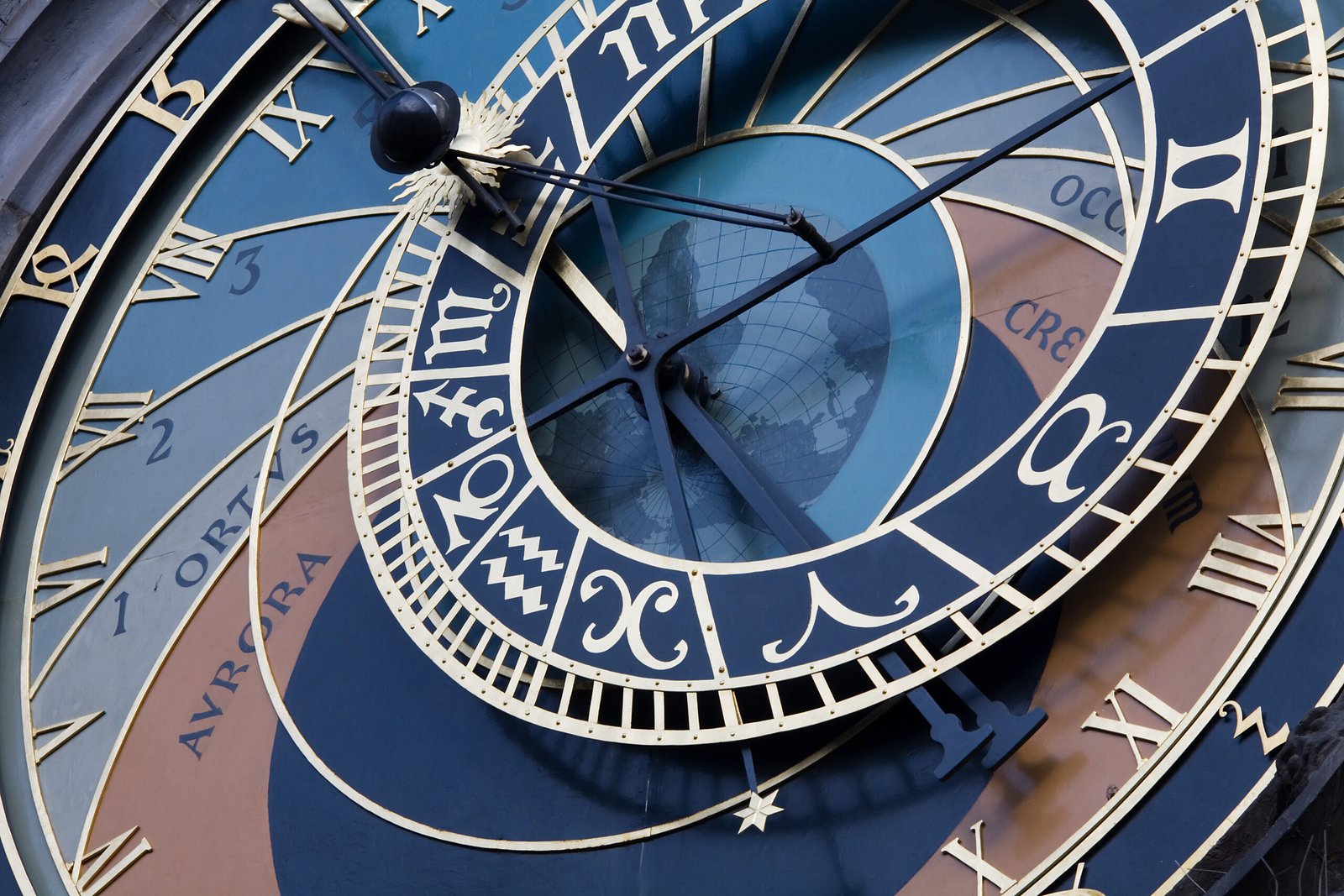 Prague Astronomical Clock in Old Town Square, Czechia