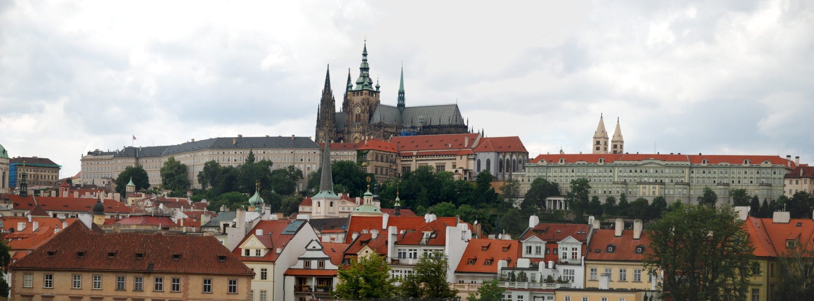 Prague Castle seen from Charles Bridge, Czechia