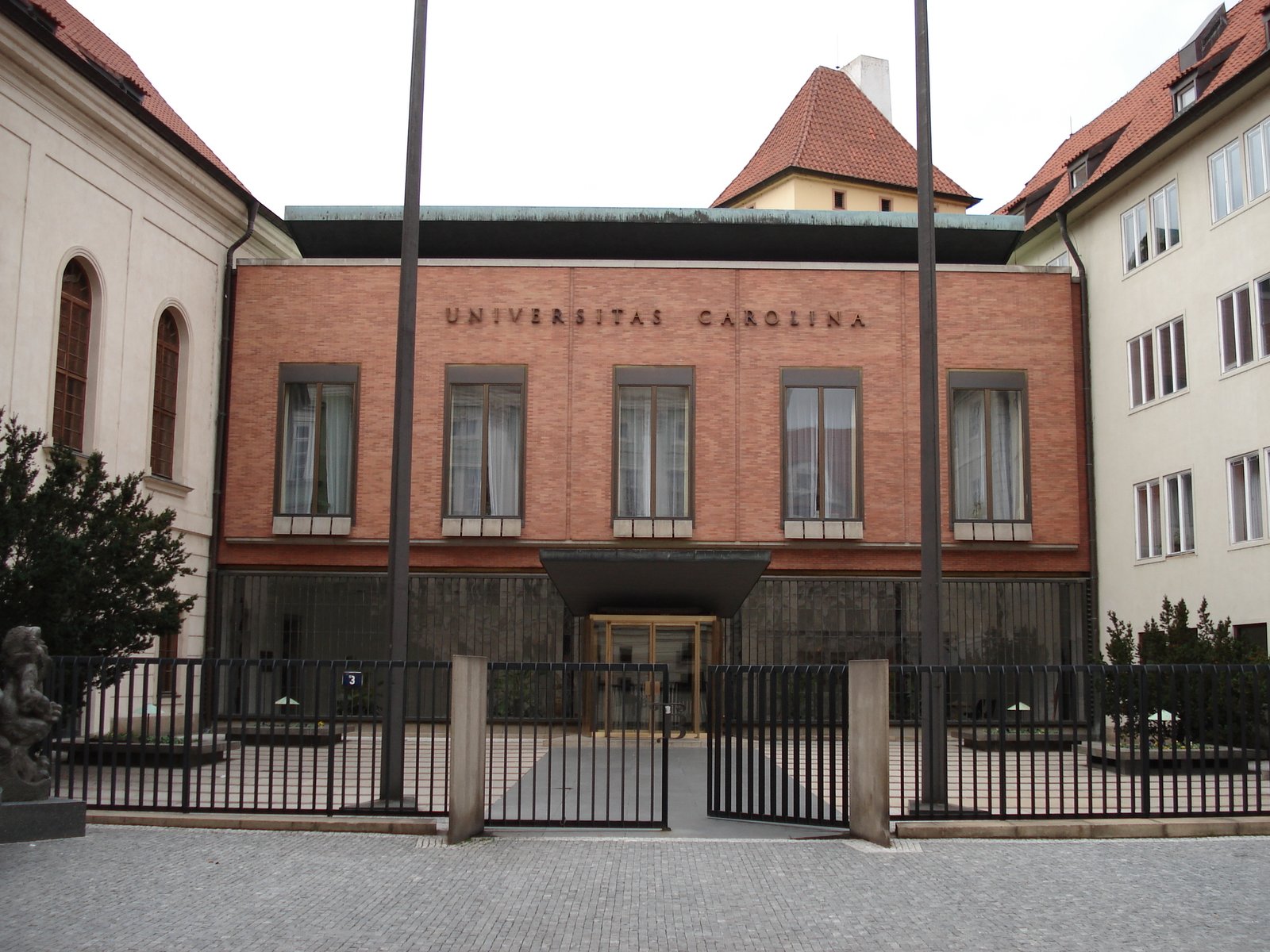 Charles University building in Prague, Czechia