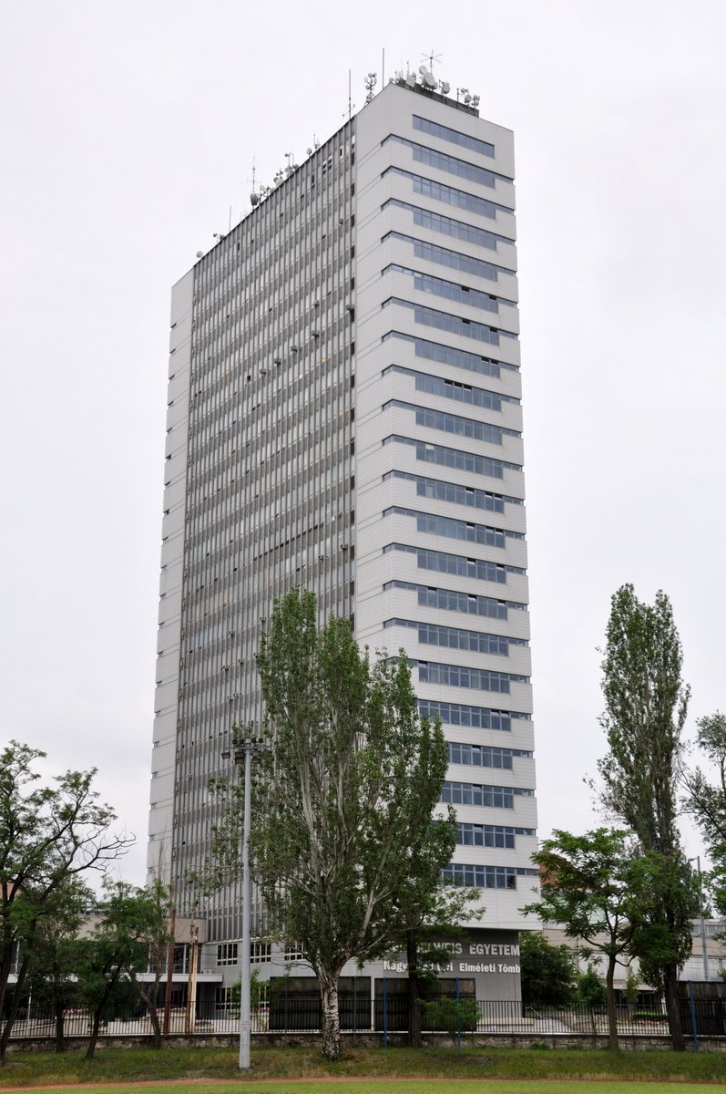 Semmelweis University building in Budapest, Hungary