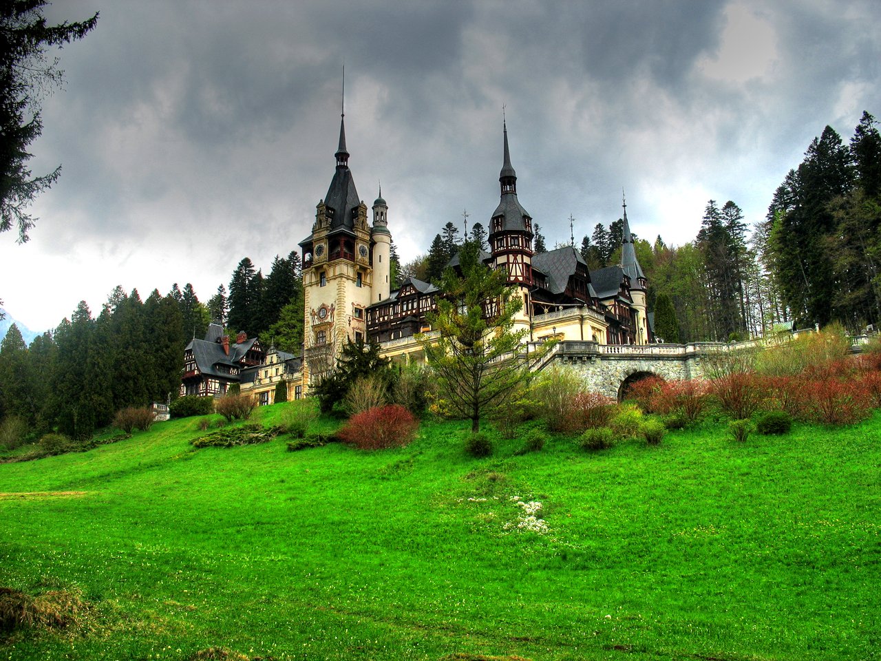 Peleș Castle in Sinaia, Romania